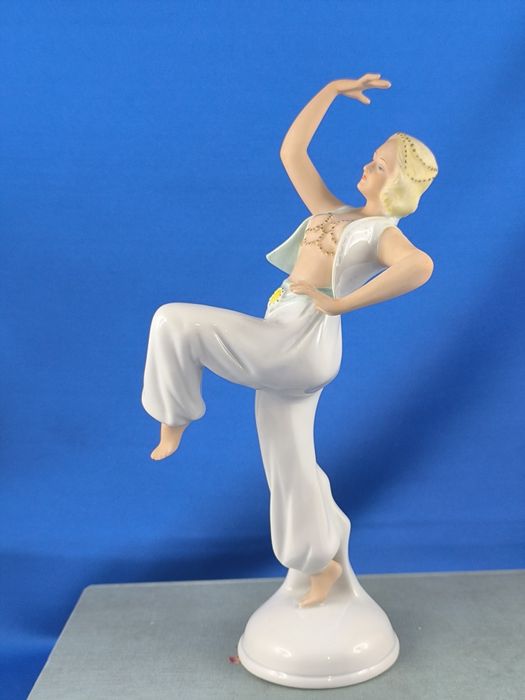 Dama baletnica tancerka kobieta Schaubach Kunst Wallendorf #porcelana
