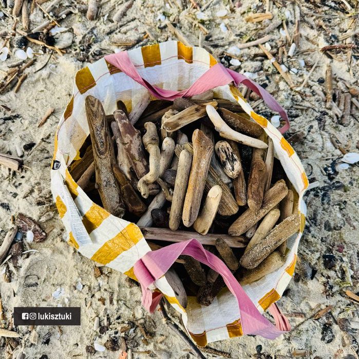 Dziadki Do Orzechów, morskie bombki prosto z plaży [7 szt] LUKI SZTUKI