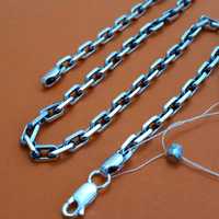 Срібний ланцюжок якір срібло 925 проби якірне плетіння