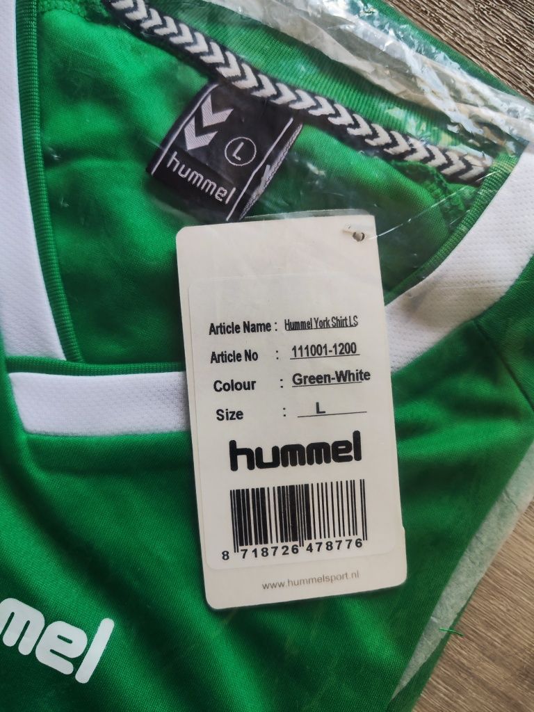 Koszulka sportowa z długim rękawem Hummel, rozmiar L, nowa z metką. Wy