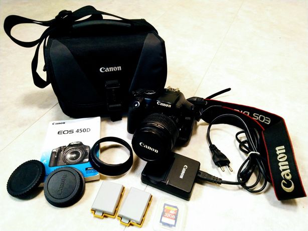 Canon EOS 450D Full Pack