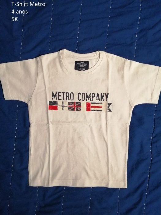 Roupa de criança de 4 e 5 anos