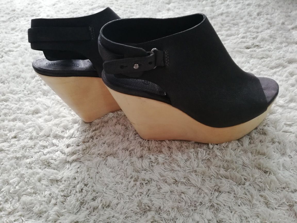 Allsaints Buty renomowanej marki AllSaints skórzane w rozmiarze 38.