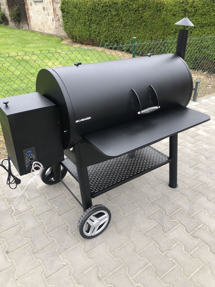 MEGA bardzo duży Grill Smoker Pellet Pelet Schenger