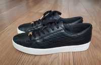 Buty Michael Kors Irving Black Leather rozmiar 39 okazja Sneakers