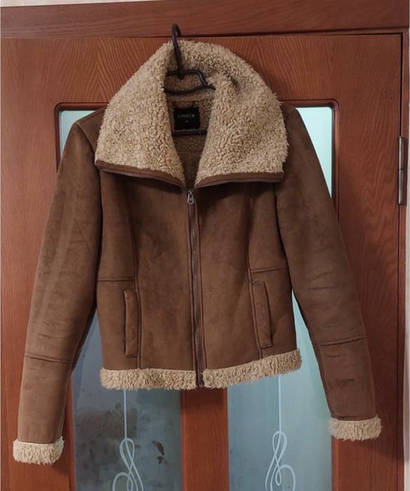 Стильна дублянка, куртка розмір S-M