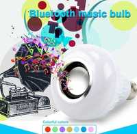 Музыкальная лампочка E27 12W RGB с USB Bluetooth