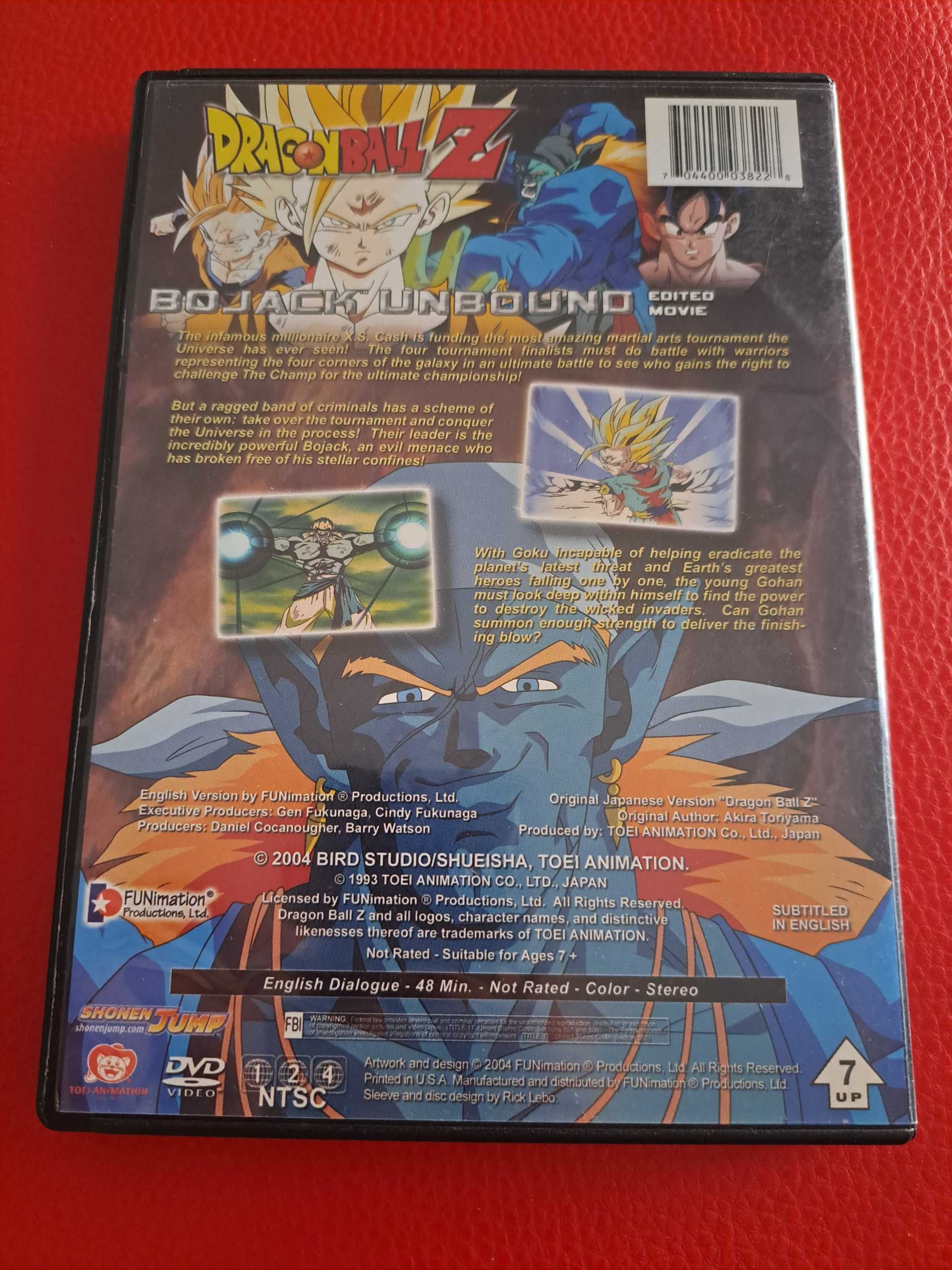 Dragon ball Z Bojack Unbound DVD