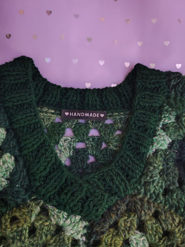 Handmade vest, dark academia