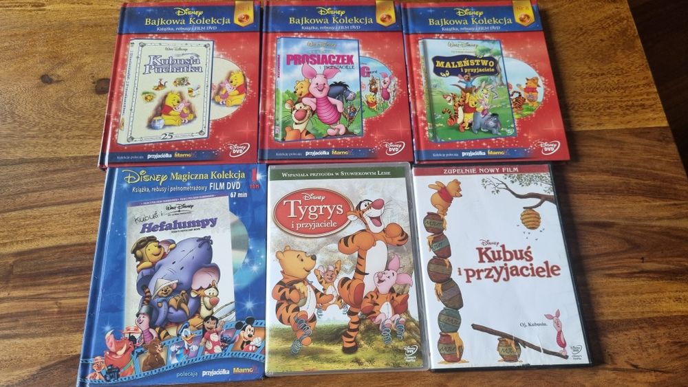Bajki dla dzieci Kubuś Puchatek 3 płyty DVD