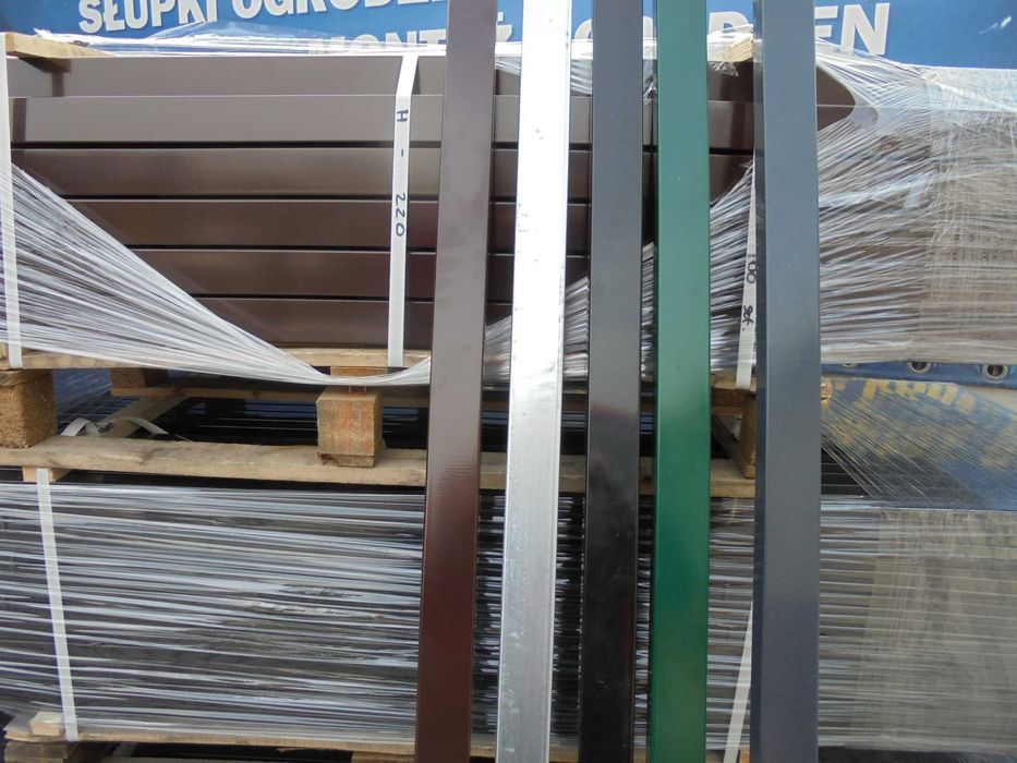 Słupki/Słupek/Panel/Panele ogrodzeniowe 60x40x2mm Ocynk +kolor