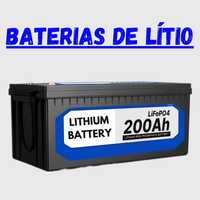 Baterias de lítio - várias aplicações