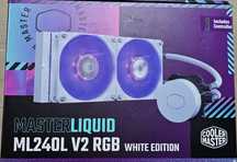 Chłodzenie wodne Cooler Master ML240L RGB V2 White Edition