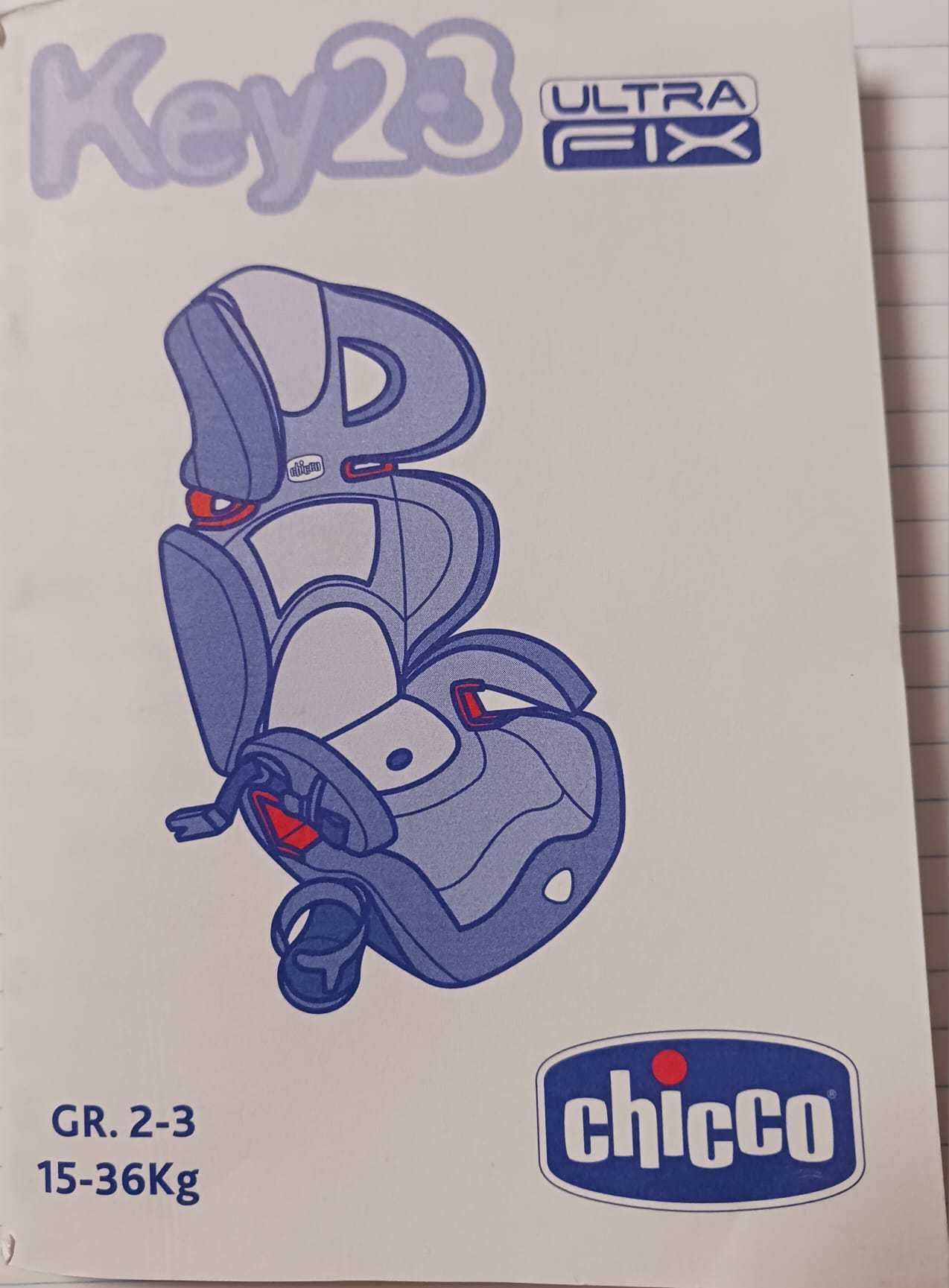 Cadeira Auto Chicco Ducati Key 2-3 UltraFix