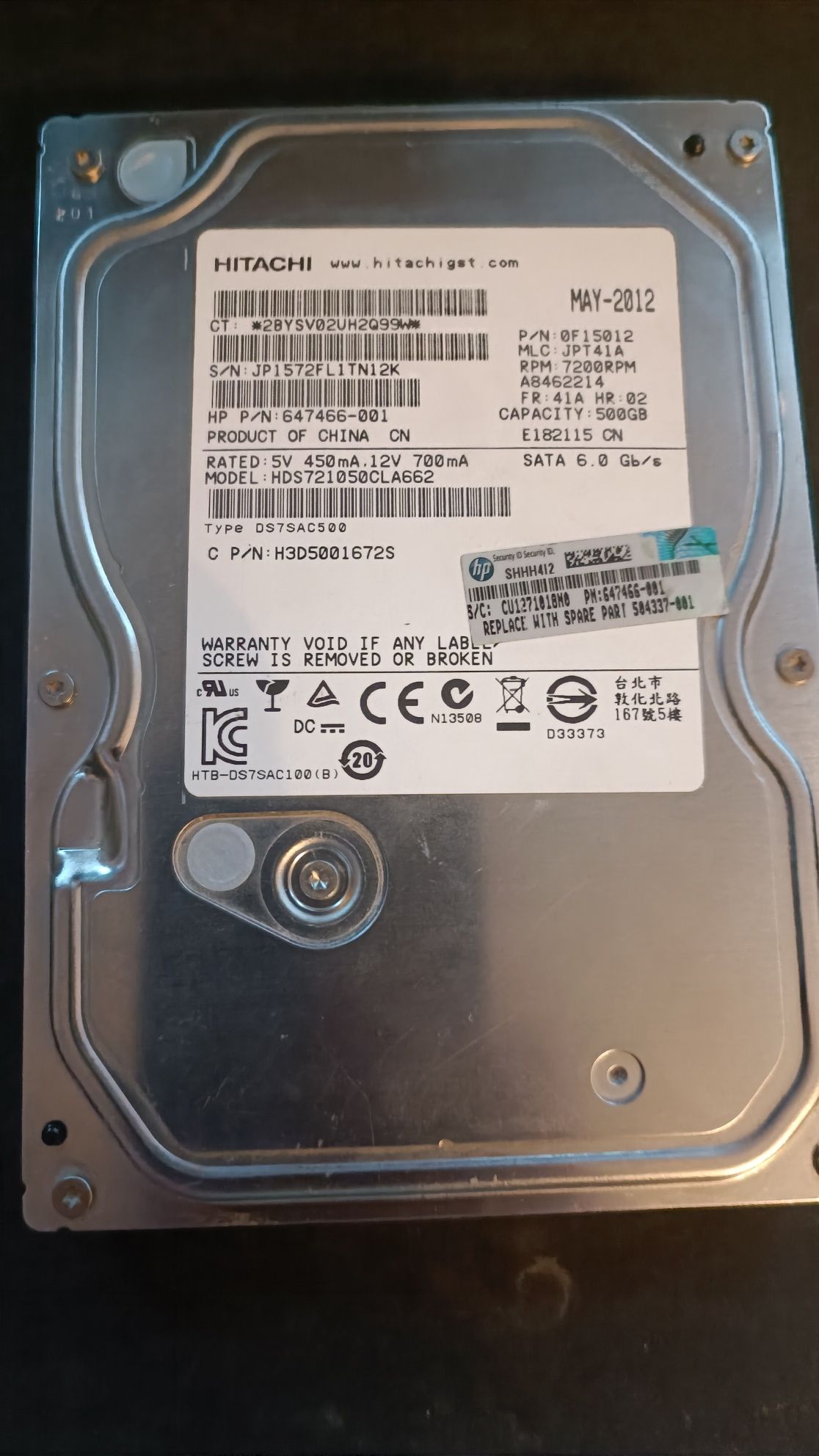 Dysk HDD 500 GB 3 szt