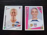 2 cromos futebol de Megan Rapinoe da Panini