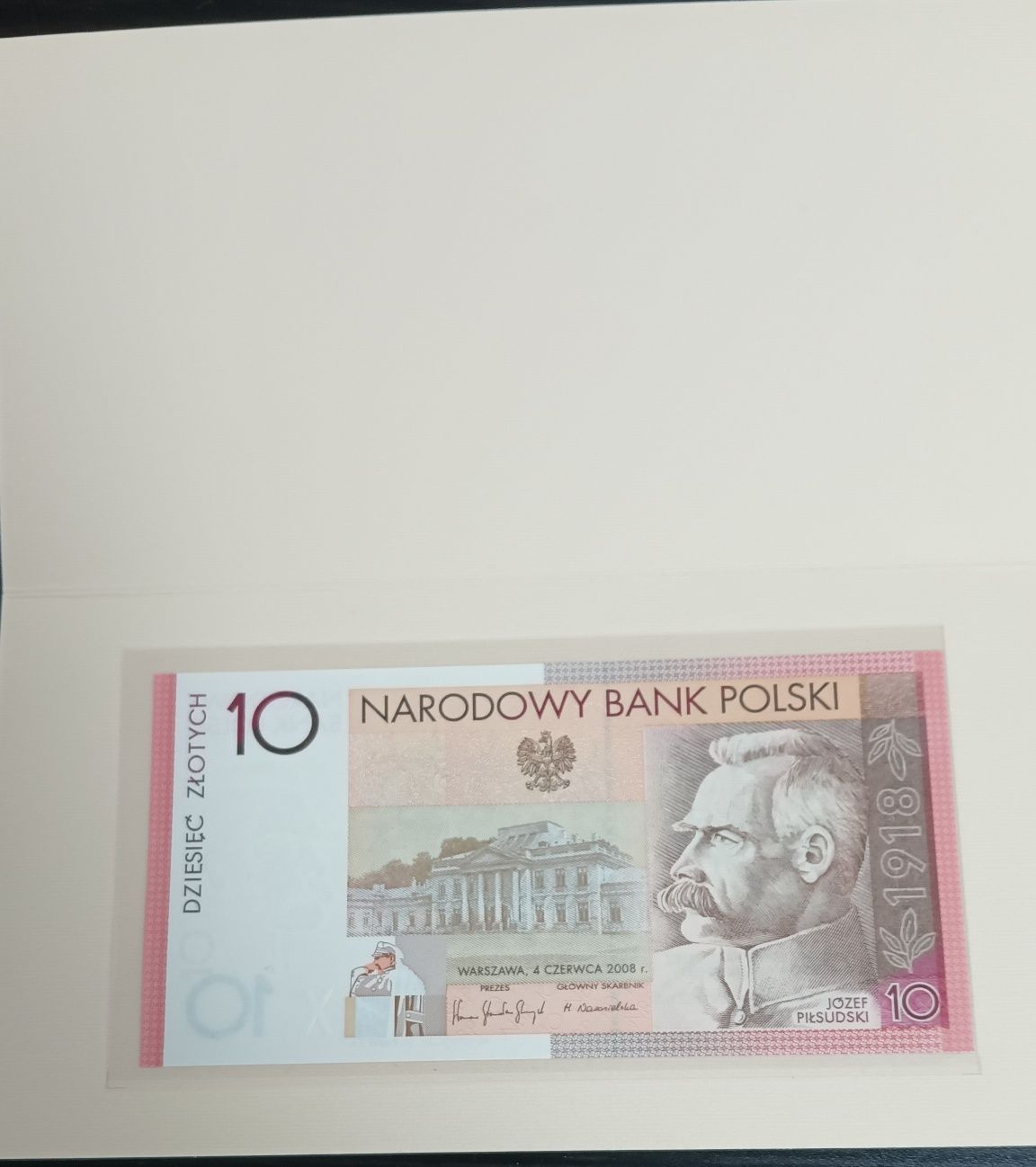 2 X Banknot kolekcjonerski NBP.90 rocznica odz. niep..Bitwa Warszawska