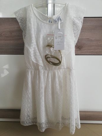 Sukienka biała CoolClub 128