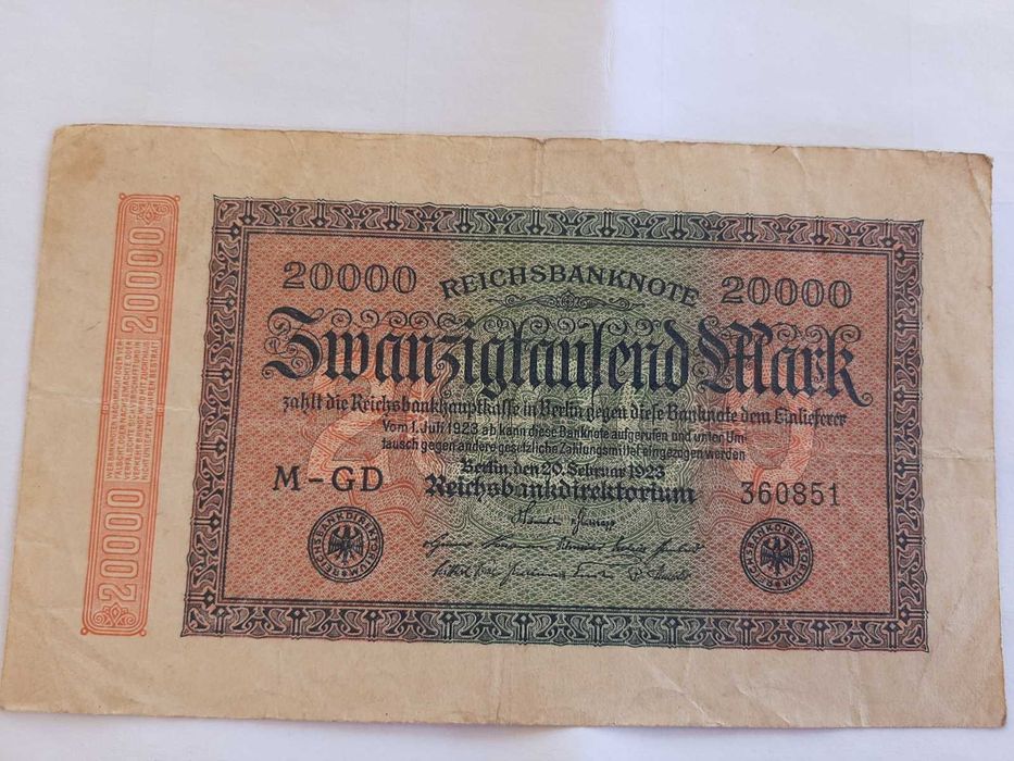 Varias Notas antigas da Alemanha