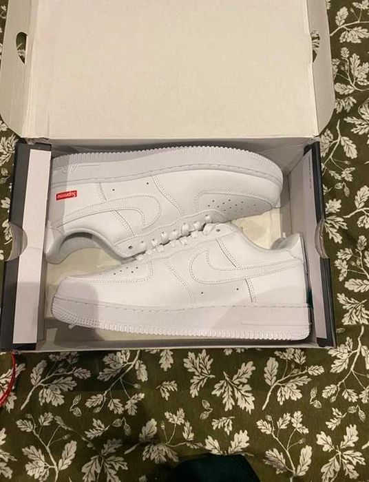 Buty Trampk Nike Air Force 1 Low Supreme White R. 36