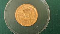 Золота монета Візантійської Імперії 1 солід генерал Тиберій ІІ