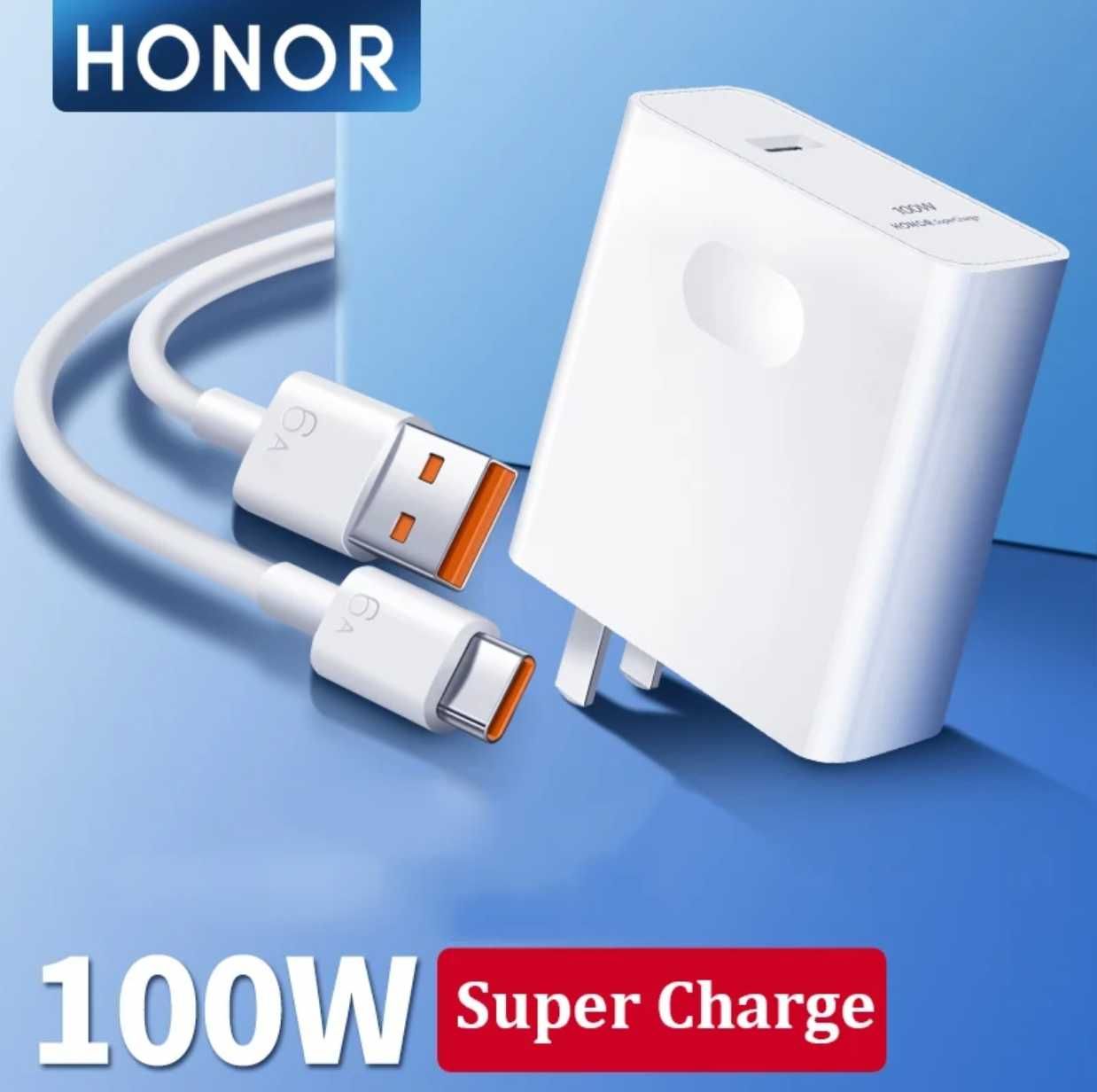 Honor 100W Supercharge оригінальний зарядний пристрій зарядка Usb C