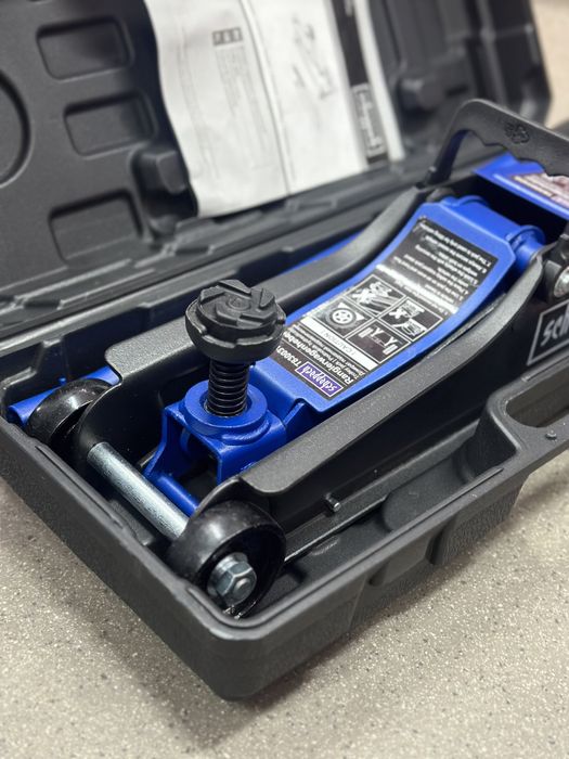 Домкрат підкатний гідравлічний 2.5т (h 90мм-400мм) SCHEPPACH