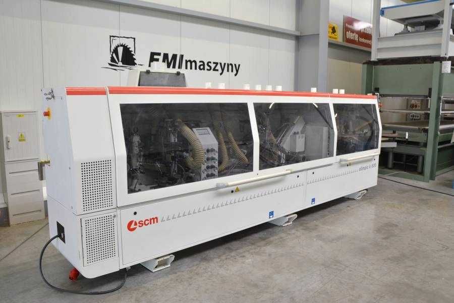 Okleiniarka SCM K800 - frezowanie wstępne