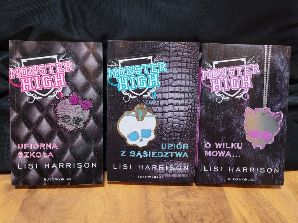 Pakiet książek "Monster High" 1-3