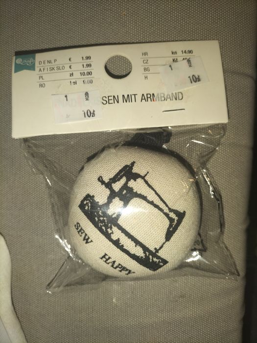 Poduszka na igły z opaską