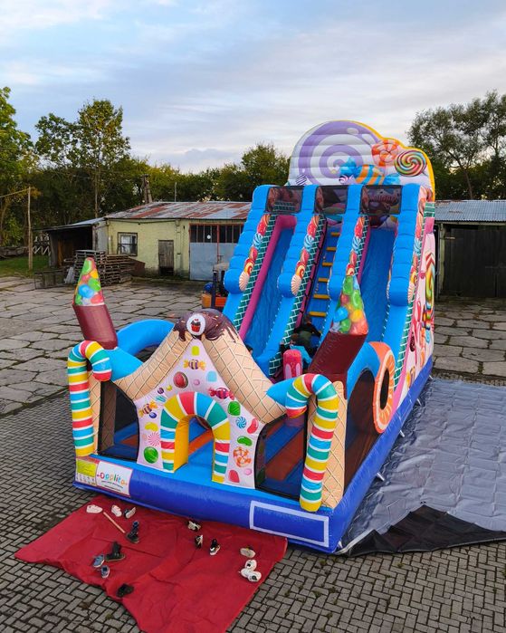 Wynajem dmuchańca, dmuchaniec, zjeżdżalnia