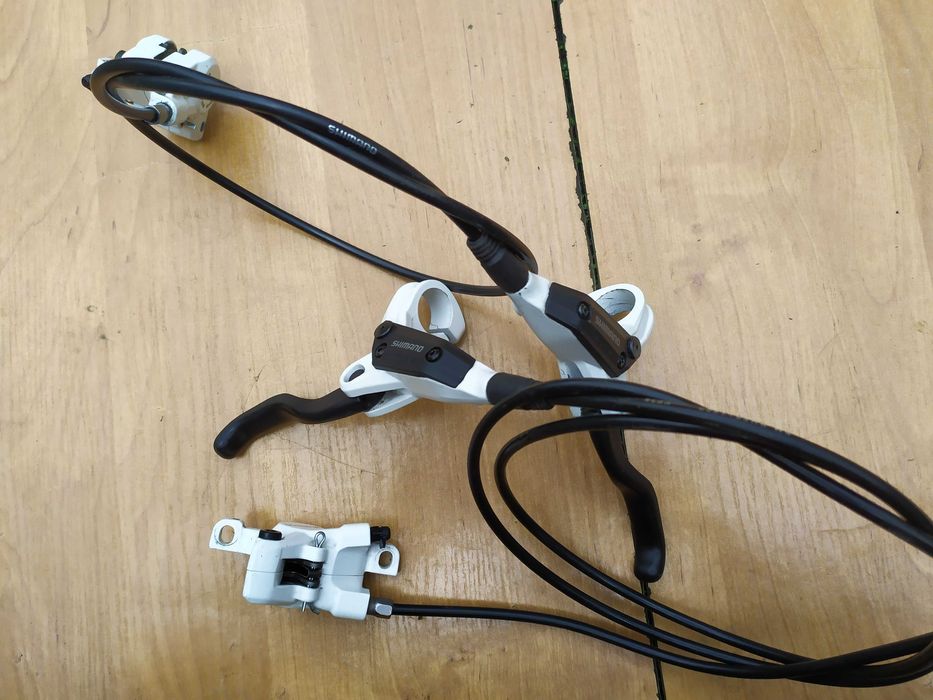 SHIMANO BL-M445/BR-M446 hamulce hydrauliczne PM Dł. 78/150cm Polecam