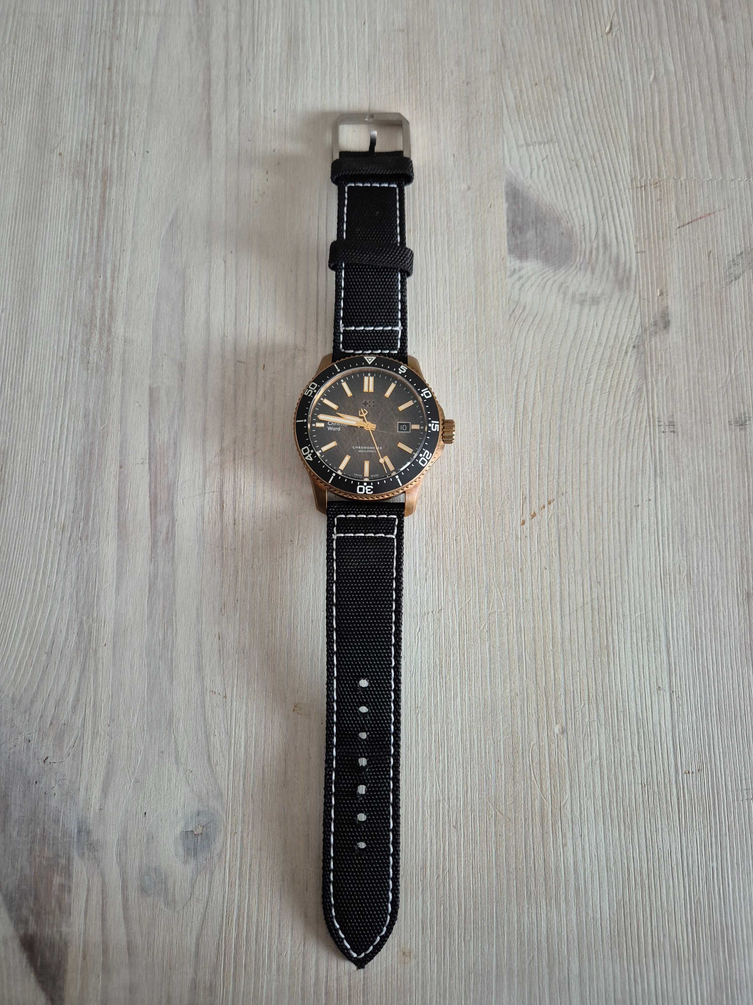 Christopher Ward C60 Trident PRO600 Bronze Ombre COSC komplet