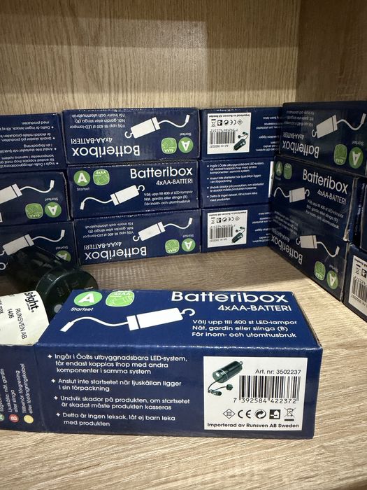 Batteribox 4×AA – pudełko na baterie do systemu LED (startset)