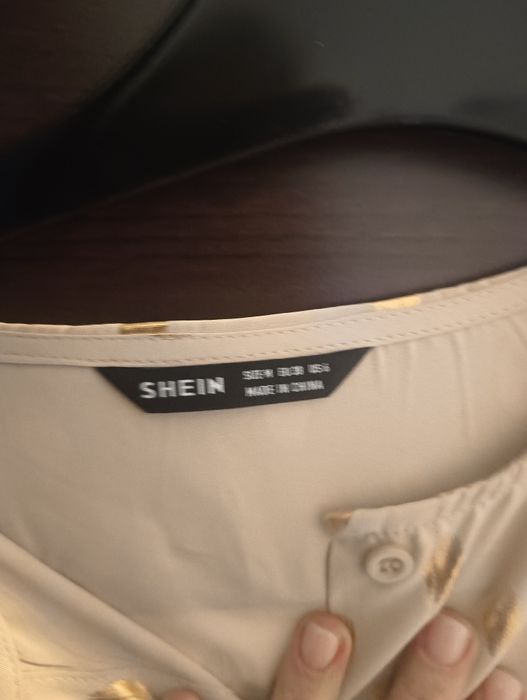 Sukienka beżowa w złote grochy swieta