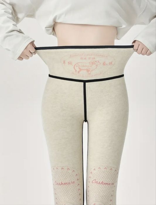 Термо легінси чорні  з флісовою підкладкою розмір 44-46