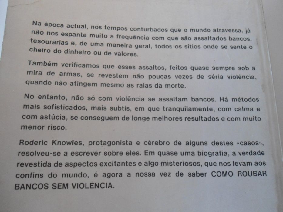 Como Roubar Bancos Sem Violência - Roderic Knowles (1973)