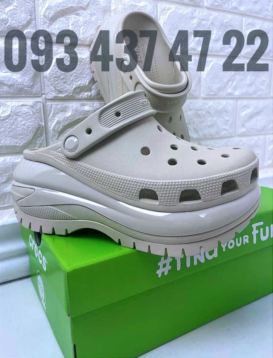Жіночі Крокси Crocs Crush Mega Новинка!Усі розміри у наявності