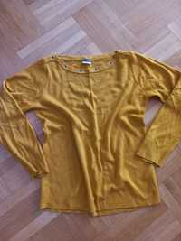 Sweter damski bluzka damska rozmiar XL kolor miodowy musztarda