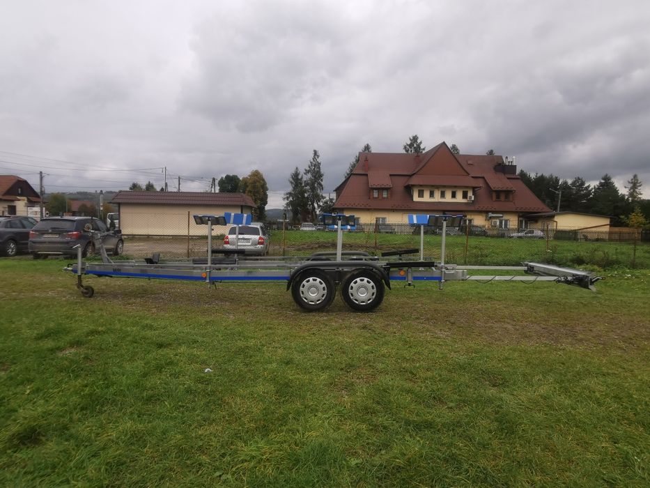 Przyczepa do Łodzi motorowych i żaglowych ciężarowa 2500dmc 9m 2 kompl
