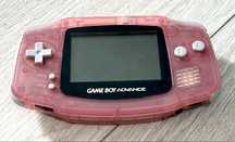 Nintendo Game Boy Advance Transparent Pink