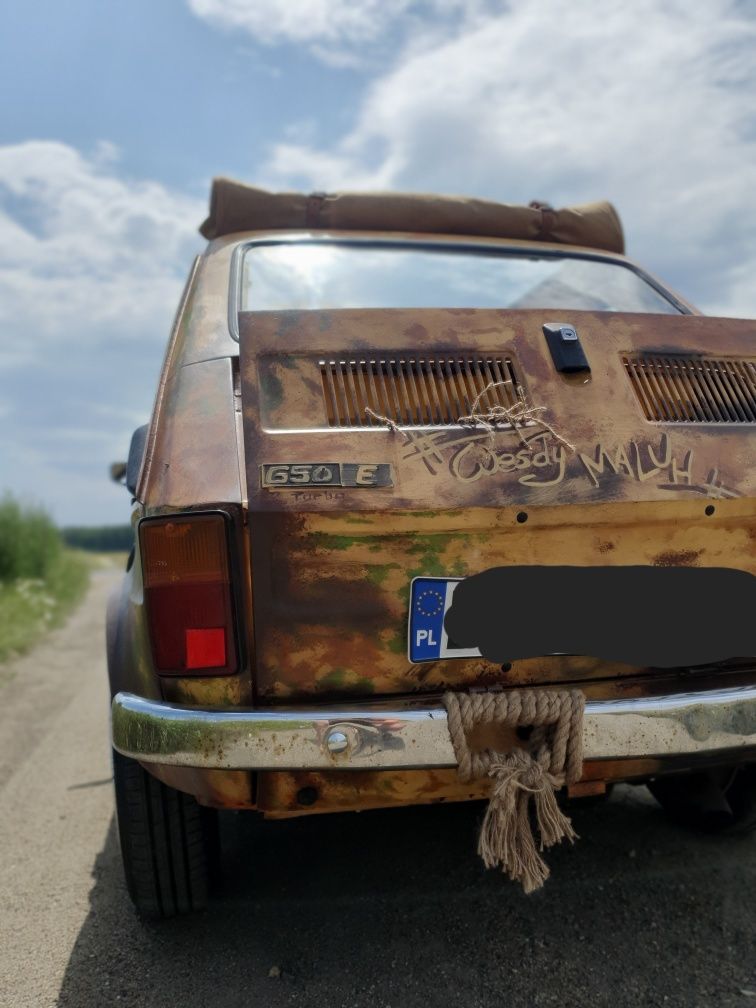 Fiat 126p maluch cabrio bosmal rost jedyny w swoim rodzaju