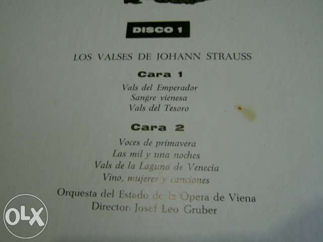 3 Disco Vinil - Una Historia del vals - Valsas