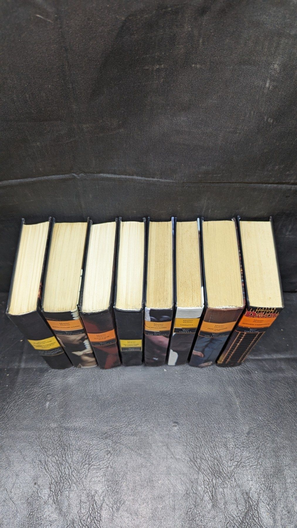 Комплект книг Марио Пьюзо Крестный отец, Сицилиец и др.  Mystery line