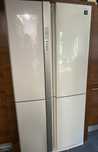 Lodowka SHARP SJ-FP810V-BE. French door, beżowy