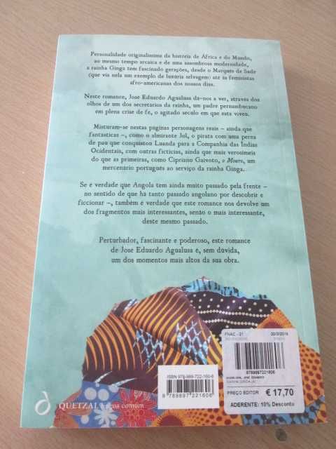 A Rainha Ginga de José Eduardo Agualusa (Oferta de portes)