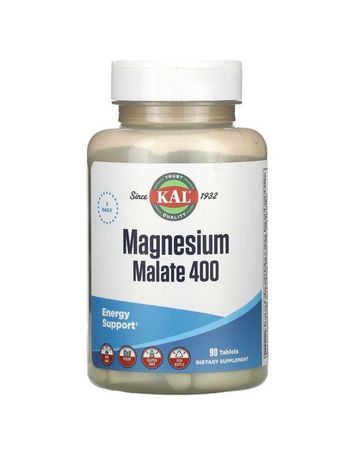 KAL магний малат 400 мг - 90 таблеток / США магний глицинат