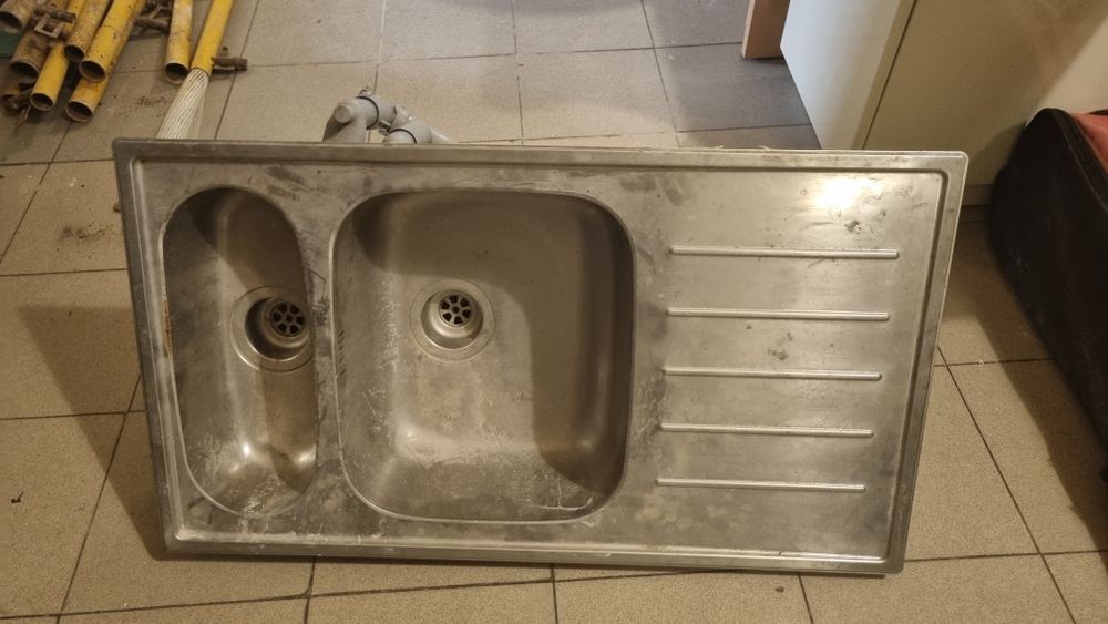 Banca de cozinha em inox
