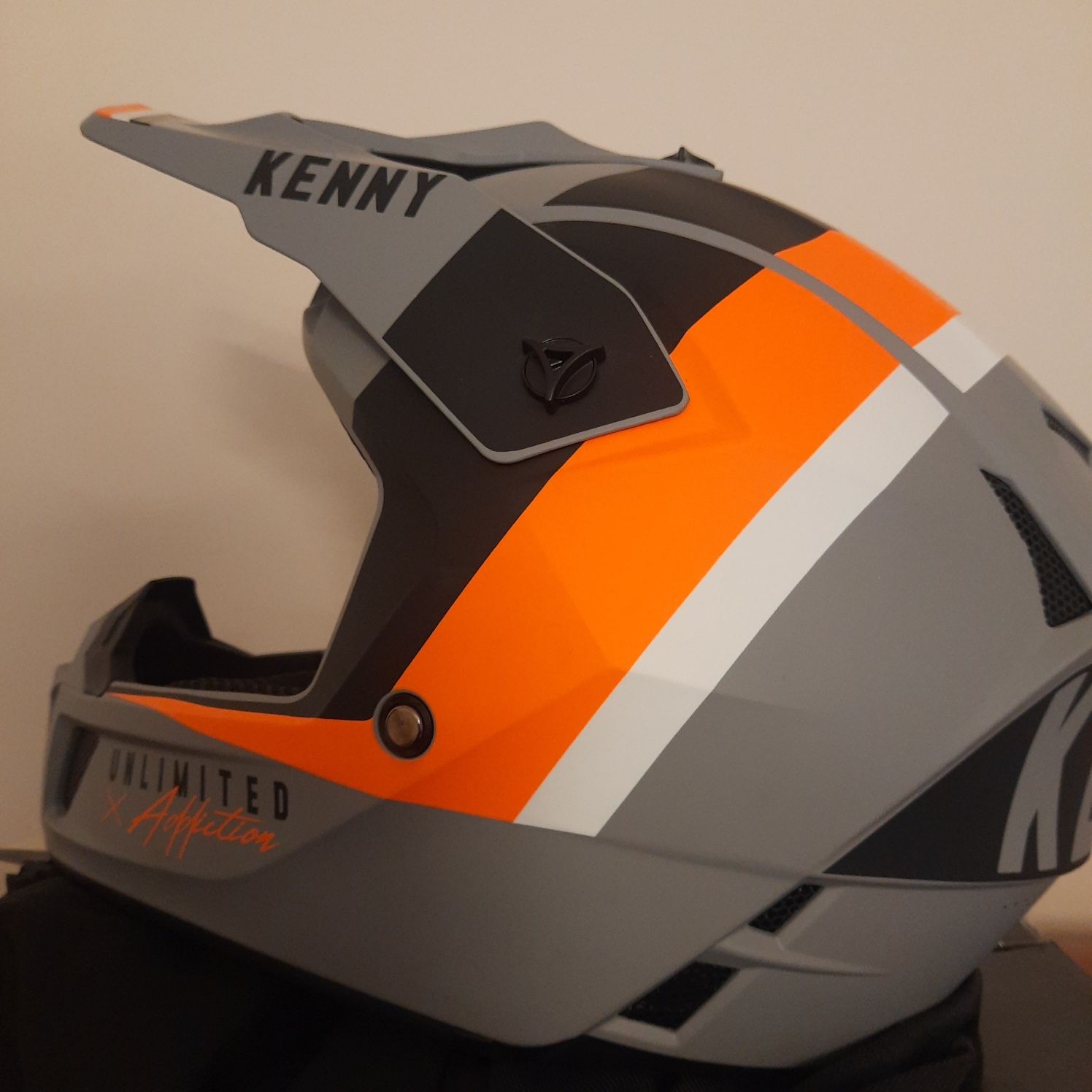 Kask motocyklowy cross kenny -L