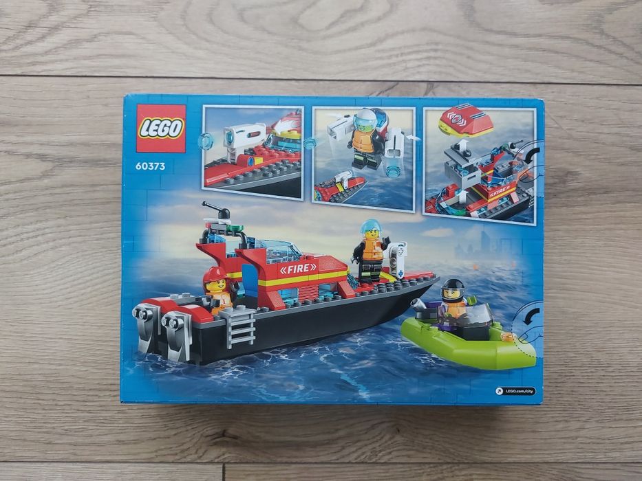 Lego City 60373 Łódź strażacka